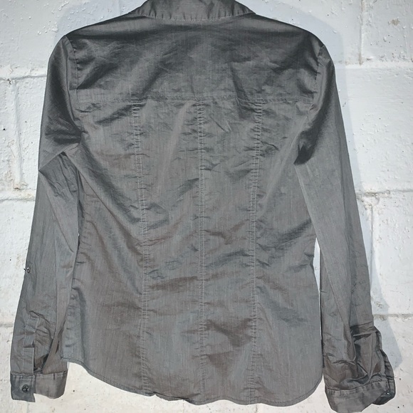 Silvery Gray Professional Button Down - Picture 4 of 4